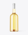 Clear Glass White Wine Bottle Mockup