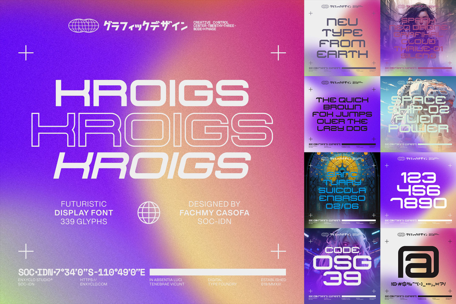 Cyberpunk Futuristic Font Bundle [54 Fonts] + Mega Bonus