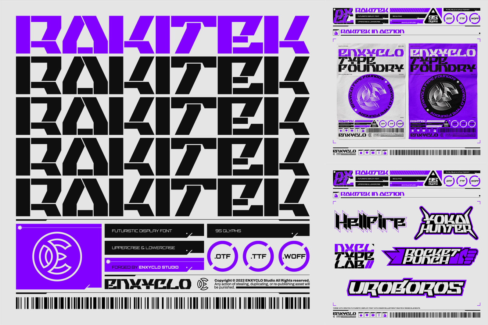 Cyberpunk Futuristic Font Bundle [54 Fonts] + Mega Bonus