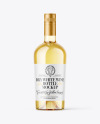 Clear Glass White Wine Bottle Mockup