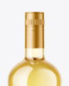 Clear Glass White Wine Bottle Mockup