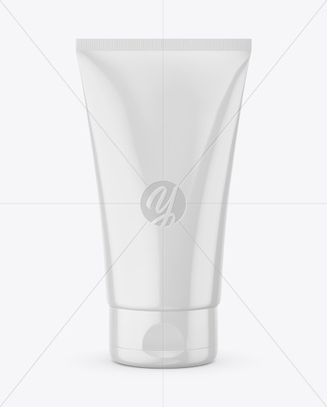 Glossy Cosmetic Tube Mockup