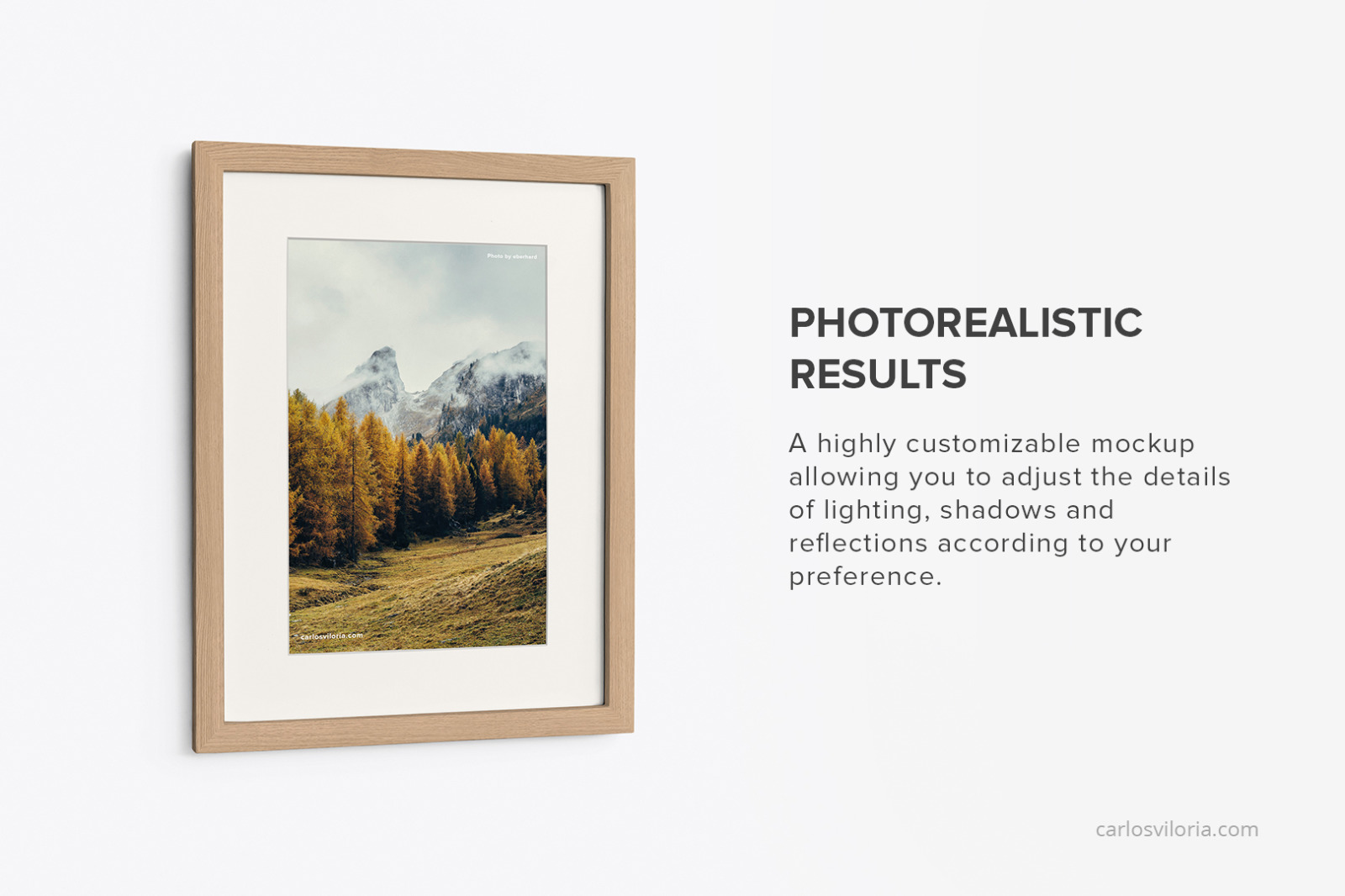 Portrait Frame Mockup - 30x40 cm Portrait Frame Mockup - 30x40 cm