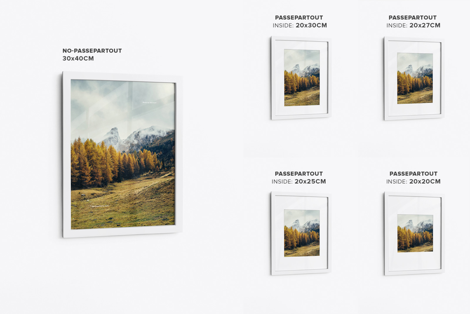 Portrait Frame Mockup - 30x40 cm Portrait Frame Mockup - 30x40 cm