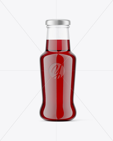 Wine Vinegar Glass Bottle Mockup