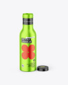 Opened Metallic Bottle Mockup