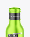 Opened Metallic Bottle Mockup