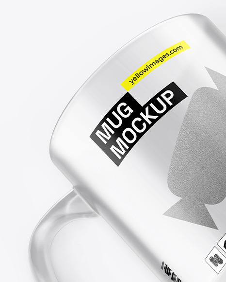 Frosted Glass Mug Mockup