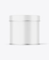 Glossy Tin Can Mockup