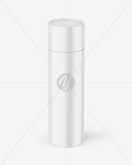 Matte Paper Tube Mockup