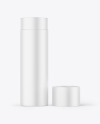 Matte Opened Paper Tube Mockup