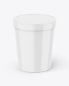 Glossy Yogurt Cup Mockup