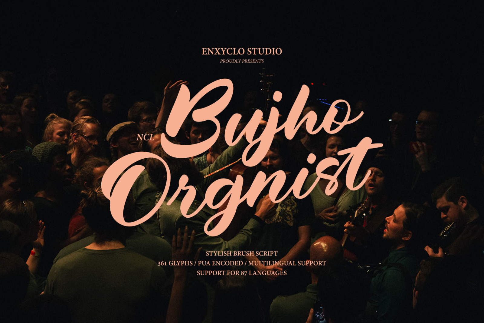 NCL BUJHO ORGNIST - Brush Script NCL BUJHO ORGNIST - Brush Script