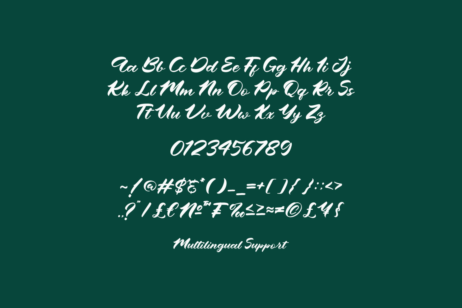 NCL BUJHO ORGNIST - Brush Script