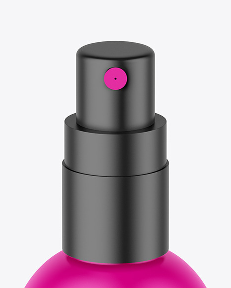 Matte Spray Bottle Mockup