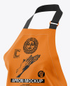 Apron Mockup - Half Side View