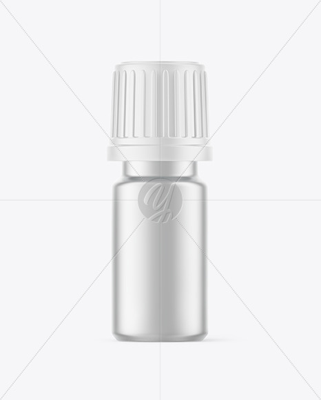 Metallic Cosmetic Bottle Mockup