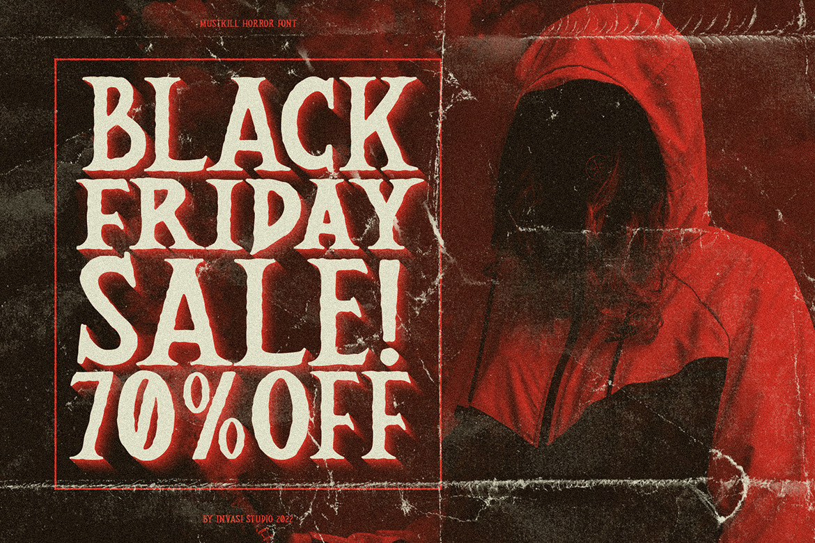Mustkill - Vintage Horror Font Mustkill - Vintage Horror Font
