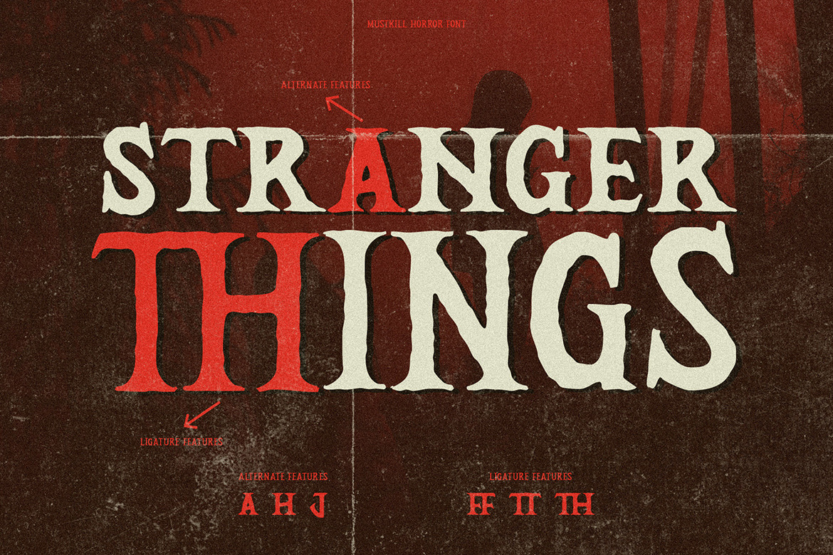 Mustkill - Vintage Horror Font Mustkill - Vintage Horror Font