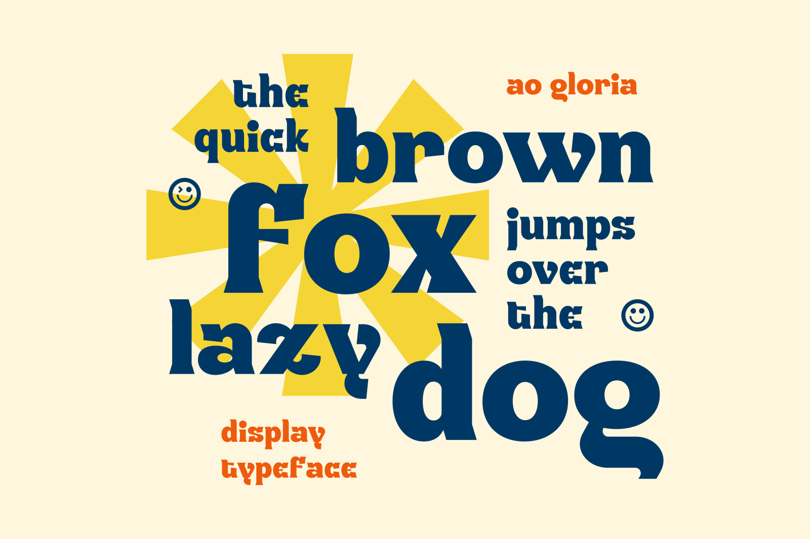 AO Gloria - Display Font AO Gloria - Display Font