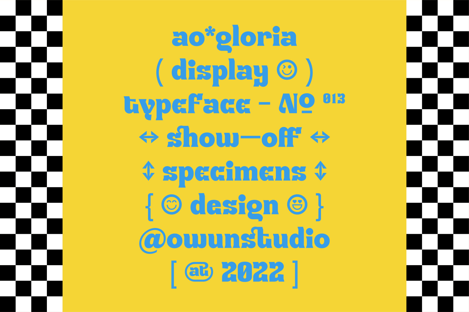 AO Gloria - Display Font AO Gloria - Display Font