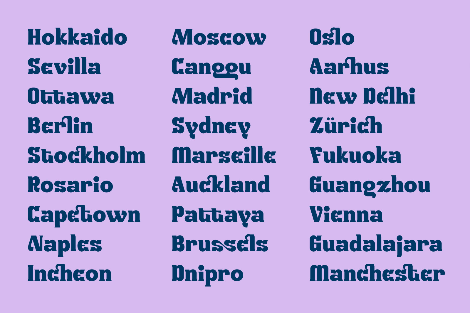 AO Gloria - Display Font AO Gloria - Display Font