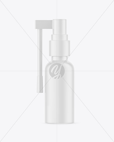 Matte Spray Bottle Mockup