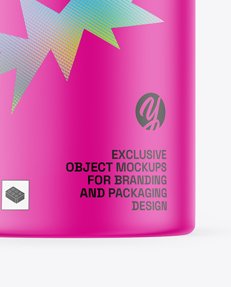 Matte Spray Bottle Mockup