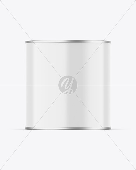 Glossy Paint Can Mockup