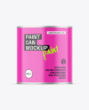 Glossy Paint Can Mockup