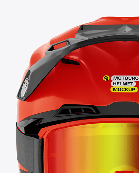 Motocross Helmet Mockup