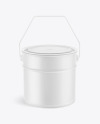 Matte Paint Bucket Mockup