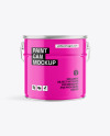 Glossy Paint Bucket Mockup