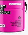 Glossy Paint Bucket Mockup