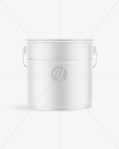 Matte Paint Bucket Mockup