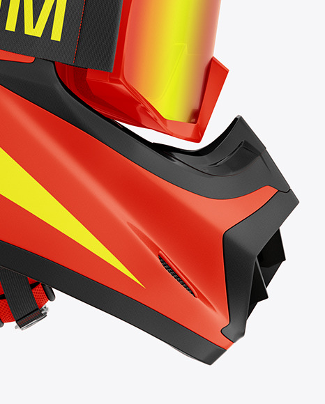 Motocross Helmet Mockup