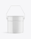 Glossy Paint Bucket Mockup