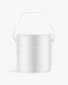 Matte Paint Bucket Mockup