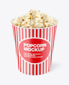 Matte Popcorn Bucket Mockup