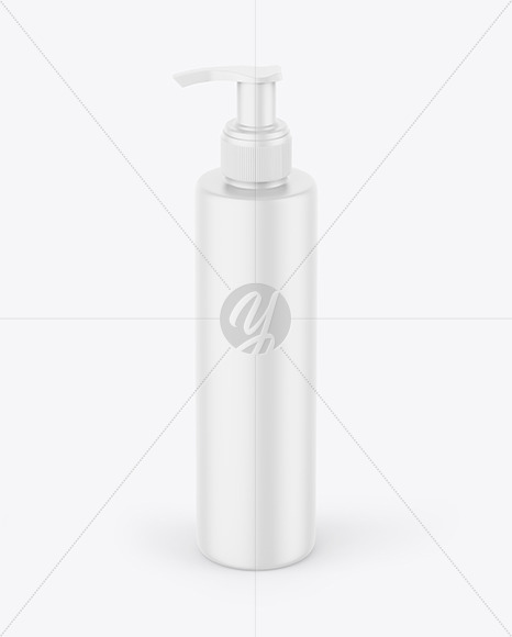 Matte Pump Bottle Mockup