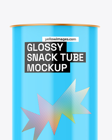 Glossy Snack Tube Mockup