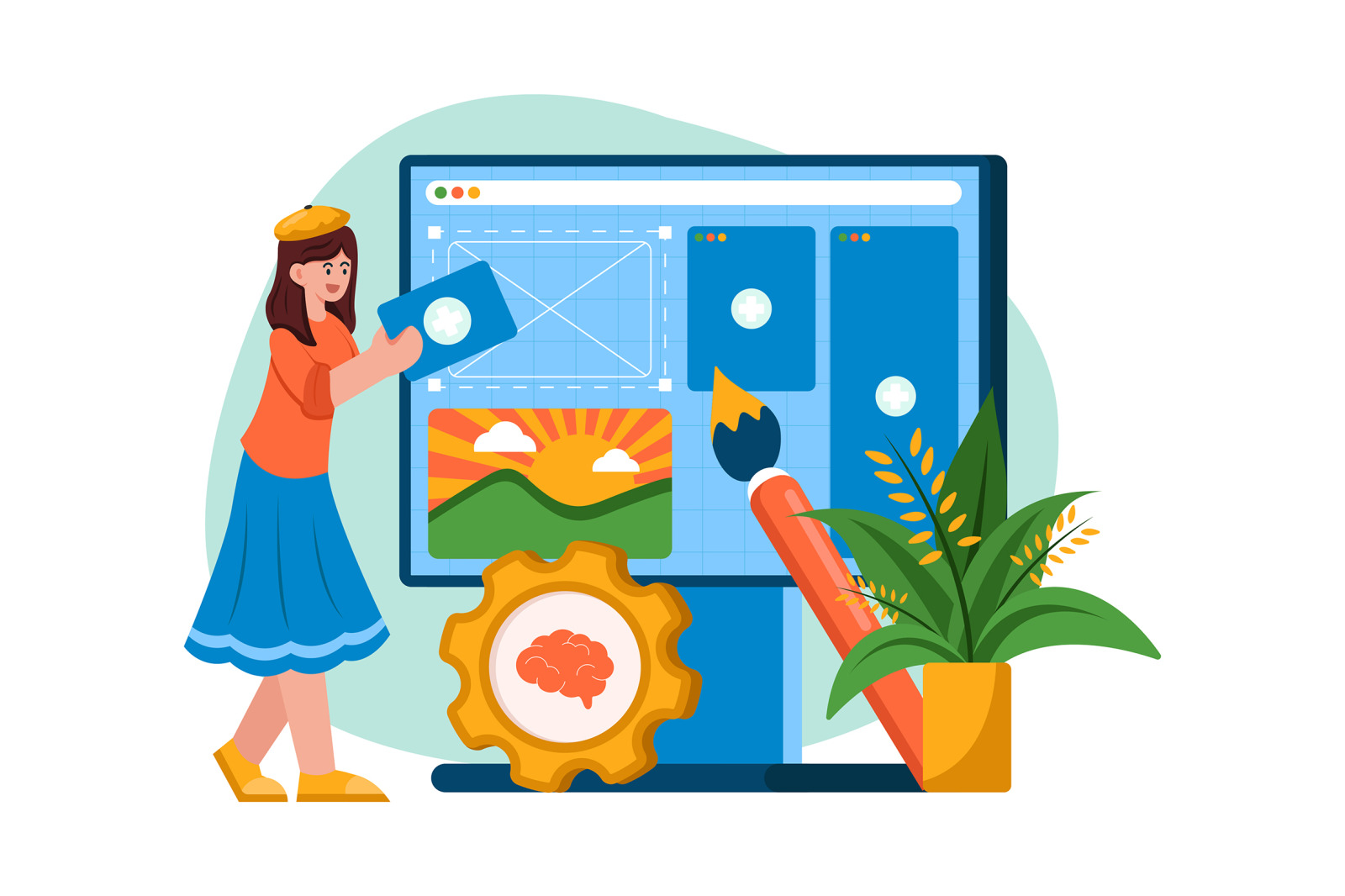 M633_Design Job Illustration Pack M633_Design Job Illustration Pack