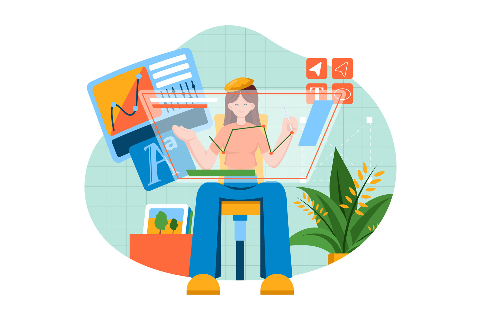 M633_Design Job Illustration Pack M633_Design Job Illustration Pack