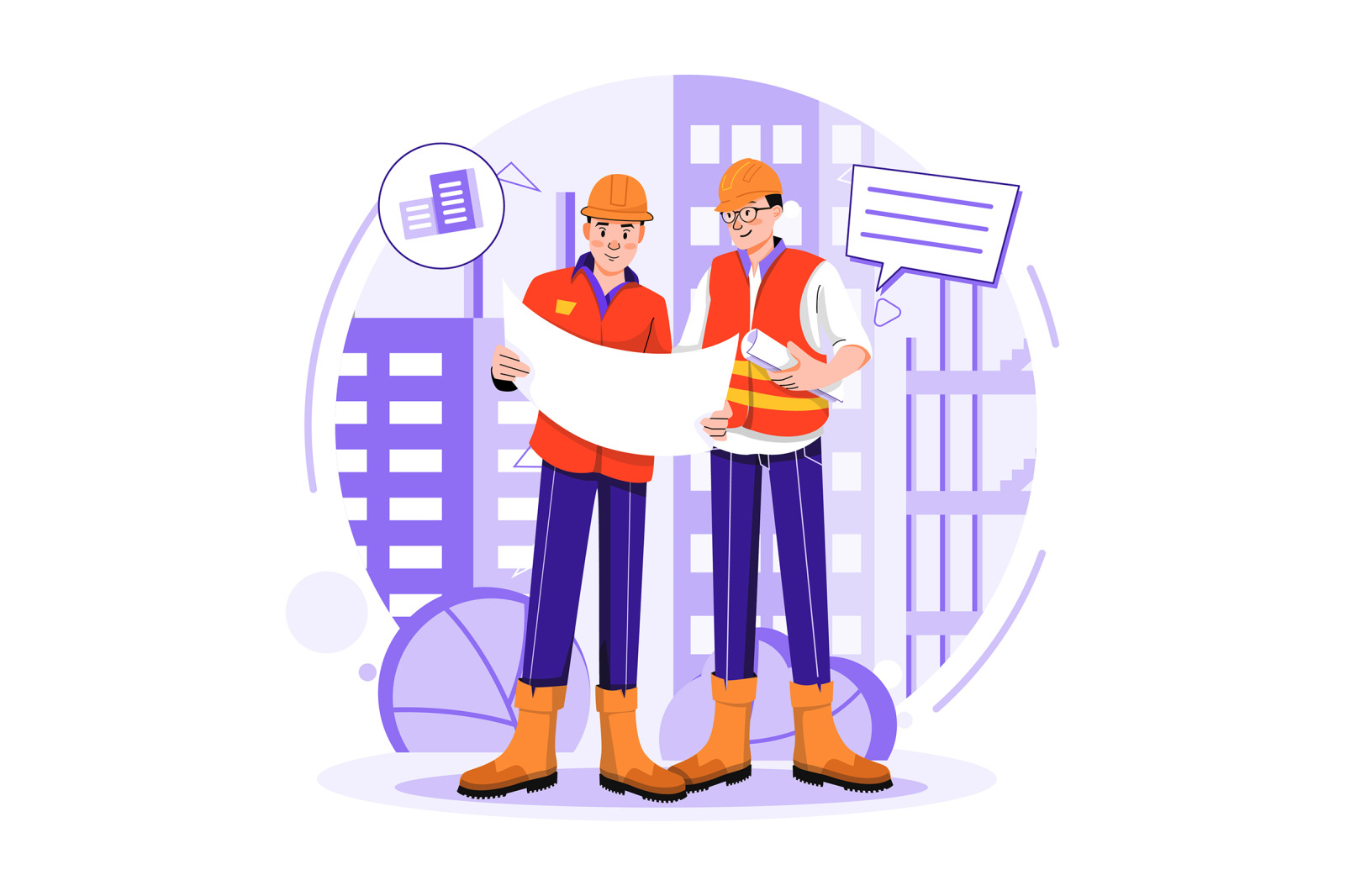 M617_Construction Services Illustration Pack M617_Construction Services Illustration Pack