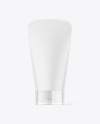 Matte Cosmetic Tube With Pump Mockup