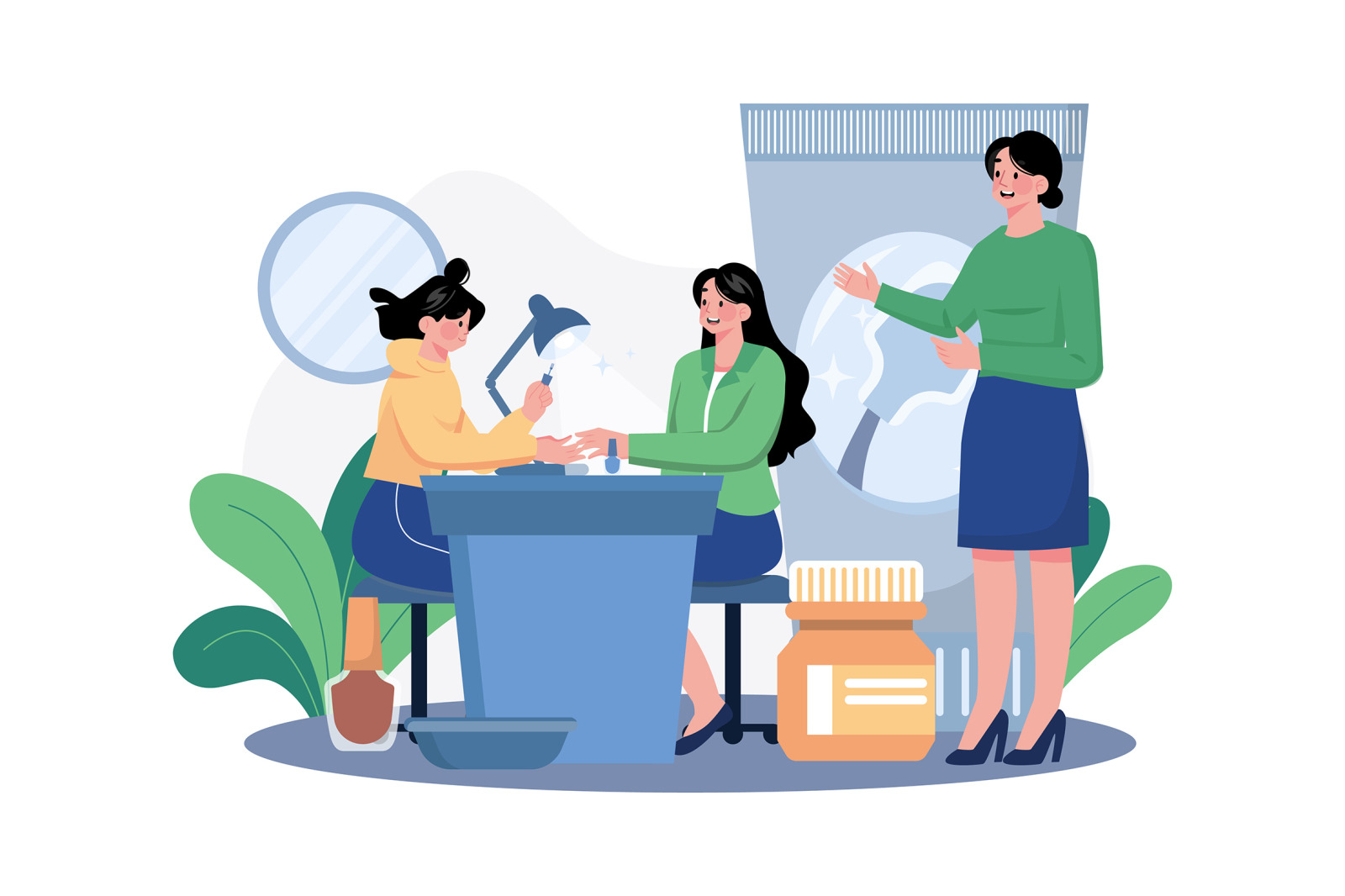 M637_Spa & Salon Illustration Pack M637_Spa & Salon Illustration Pack