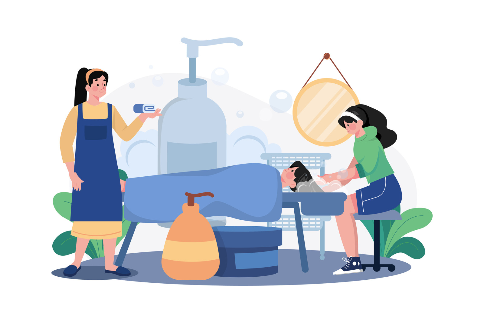 M637_Spa & Salon Illustration Pack M637_Spa & Salon Illustration Pack
