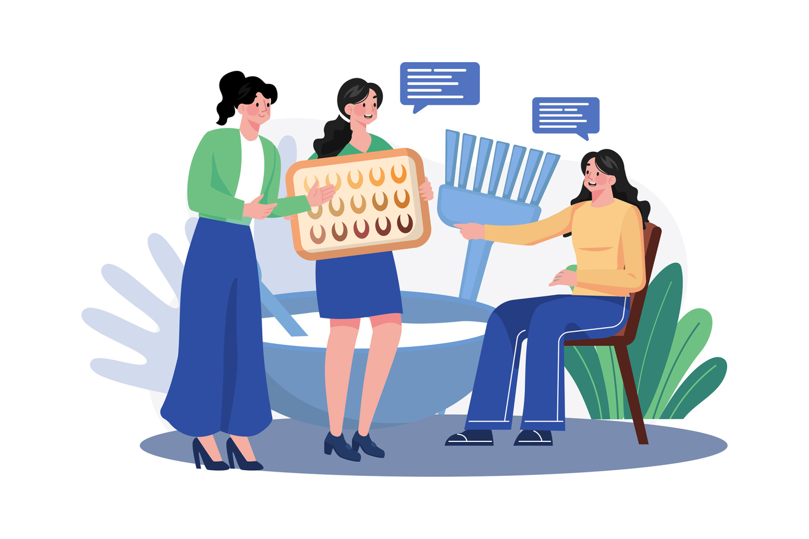 M637_Spa & Salon Illustration Pack M637_Spa & Salon Illustration Pack