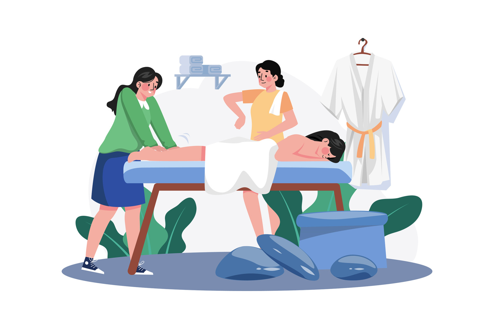 M637_Spa & Salon Illustration Pack M637_Spa & Salon Illustration Pack