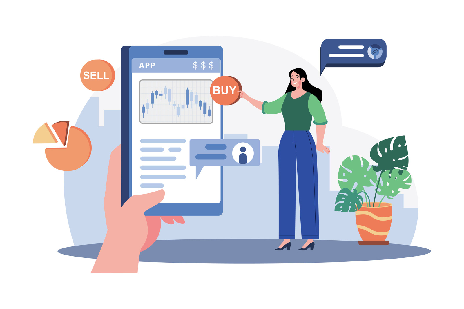 M642_Stock Market Illustration Pack M642_Stock Market Illustration Pack